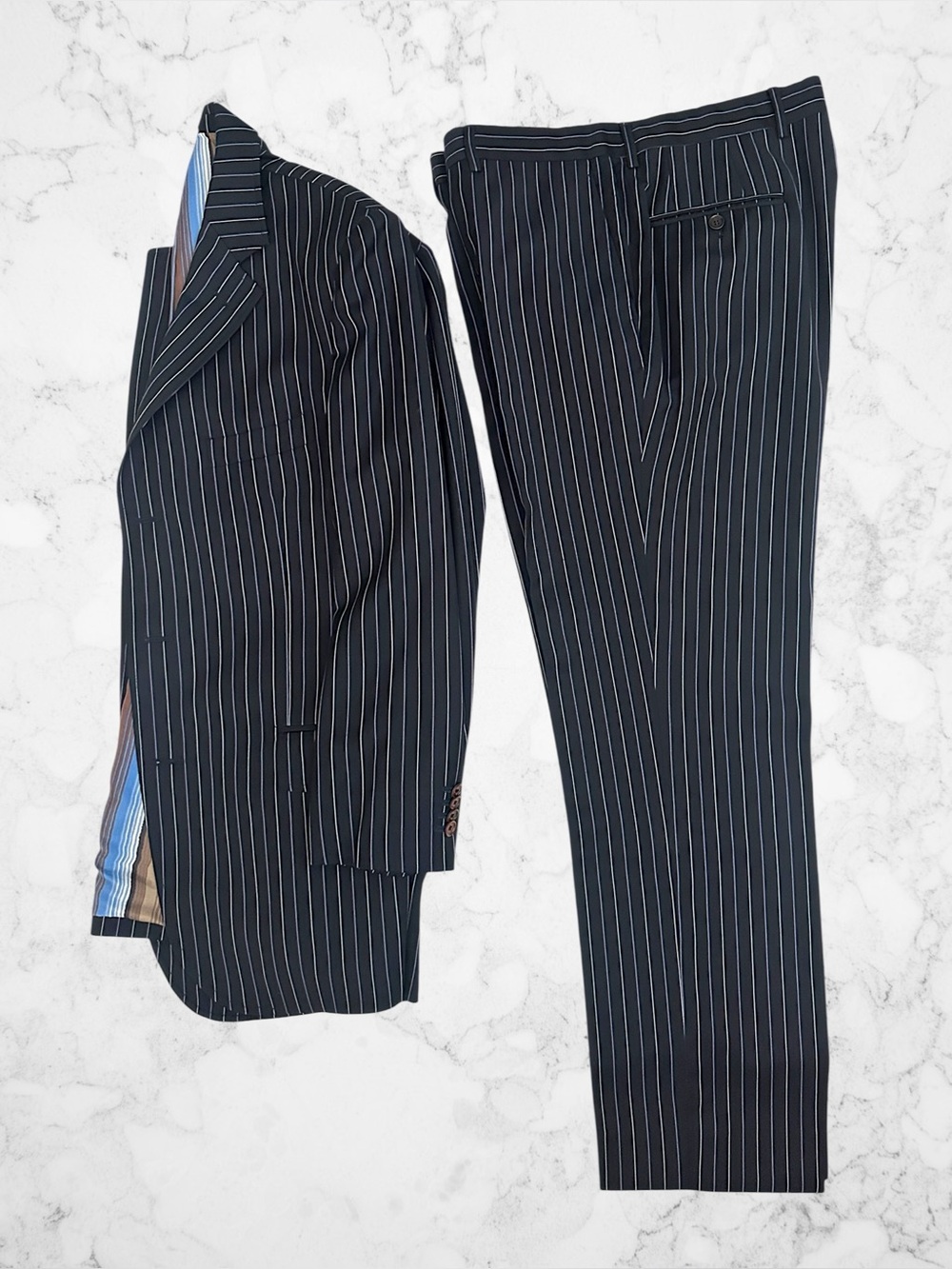 ETRO Pinstripe Wool 2pc Suit